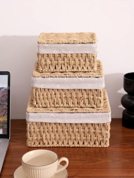 Cestas de Almacenamiento C/Tapa "Oporto" - Imagen 6