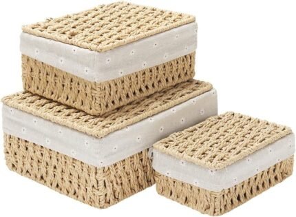 Cestas de Almacenamiento C/Tapa "Oporto" - Imagen 3