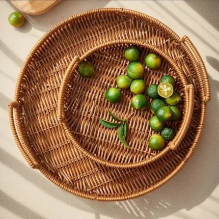 Set de Bandejas Mimbre - Imagen 5