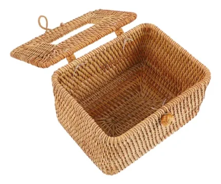 Caja de Pañuelos Rattan - Imagen 2