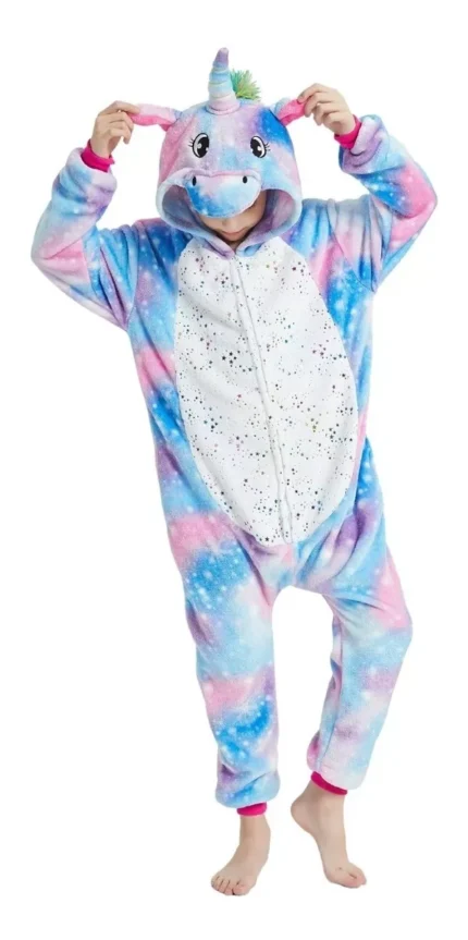 Pijama Unicornio Morado-azul - Imagen 2