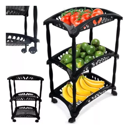 Frutero de Plastico C/Rueditas - Imagen 3