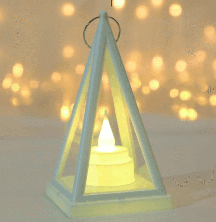 Farolito Decorativo - Pirámide - Imagen 4