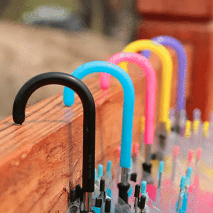 Paraguas con Lunares - Transparente - Imagen 2