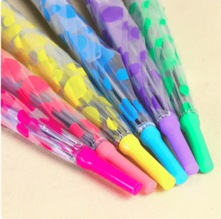 Paraguas con Lunares - Transparente - Imagen 3