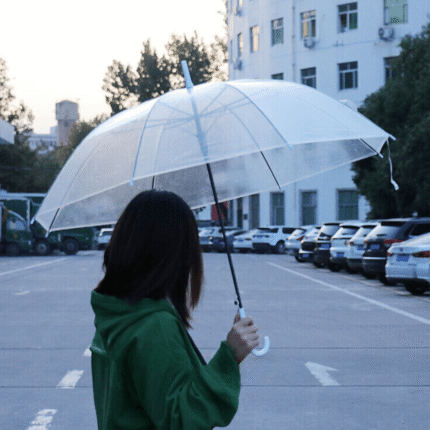 Paraguas De Pvc - Transparente - Imagen 4