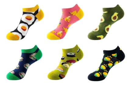 Medias Soquetes Con Diseños - Pack X4 Pares - Imagen 2