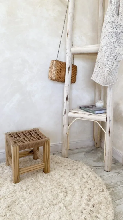 Taburetes de Madera y Cuerda de Cáñamo - Imagen 3