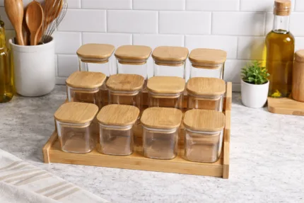 Condimentero de 12 Piezas con Soporte